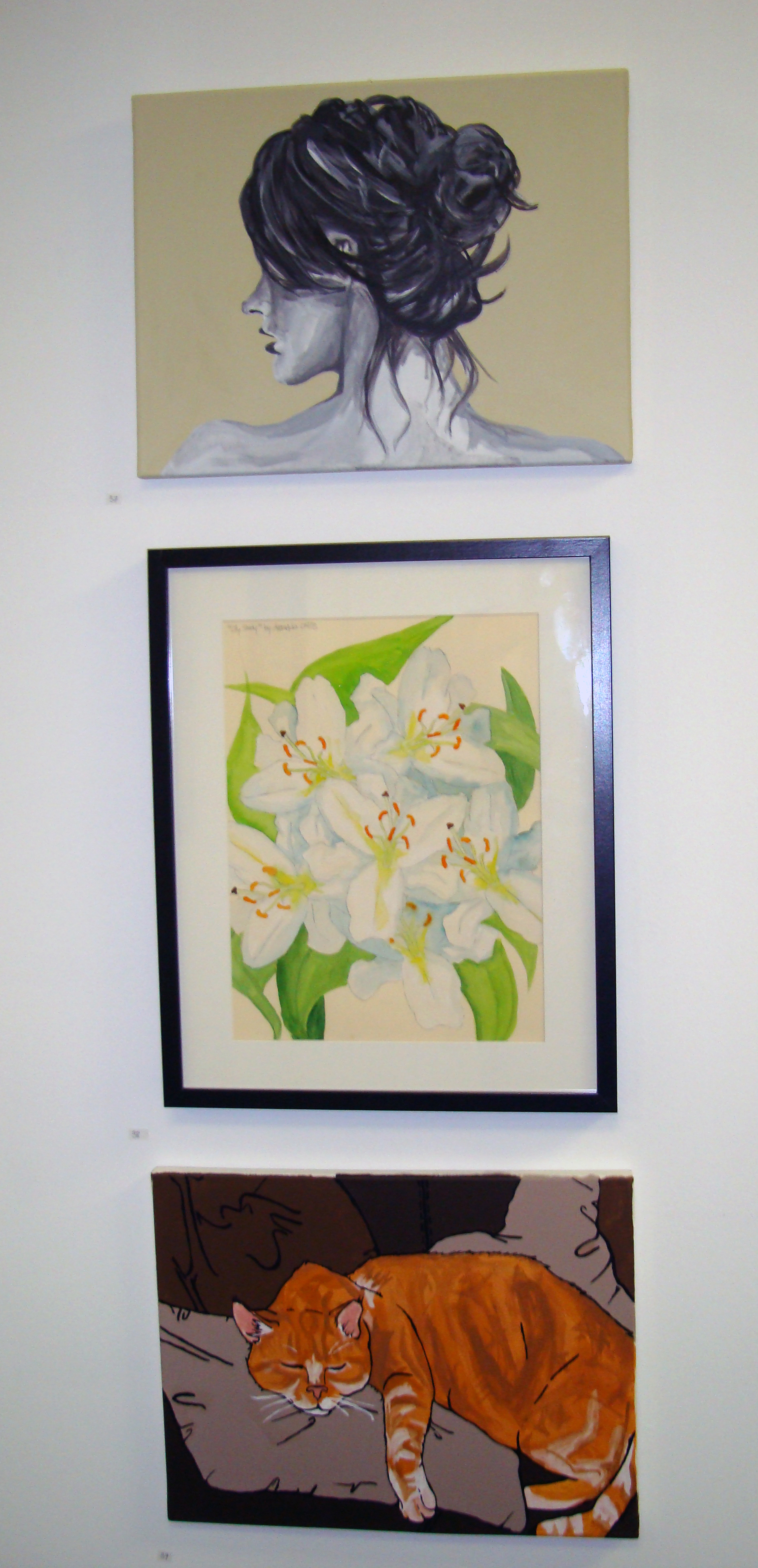 Charity Art Auction: Eva, Lilies & OJ
